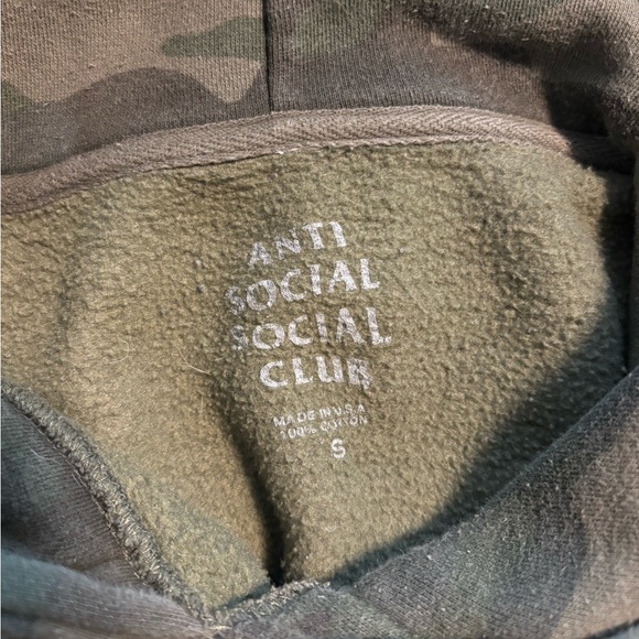 Anti Social Social Club Camo Hoodie - Picture 4 of 6